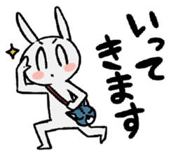 child rabbit:cloud sticker #12822658