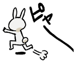 child rabbit:cloud sticker #12822677