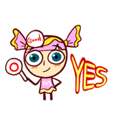 Pink Candy 'Lucy'2 sticker #12822888