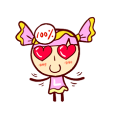 Pink Candy 'Lucy'2 sticker #12822892