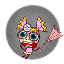 Pink Candy 'Lucy'2 sticker #12822902