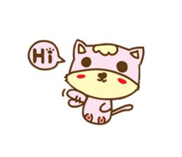 Sweet Potato Cat sticker #12823326