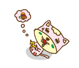 Sweet Potato Cat sticker #12823339