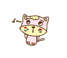 Sweet Potato Cat sticker #12823351