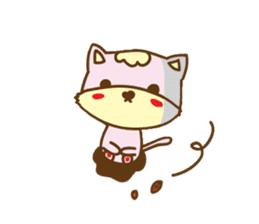 Sweet Potato Cat sticker #12823355