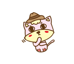 Sweet Potato Cat sticker #12823358