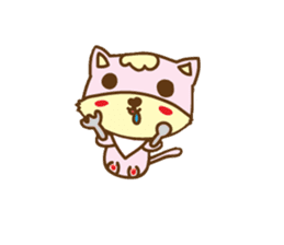 Sweet Potato Cat sticker #12823360