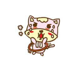 Sweet Potato Cat sticker #12823364