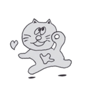 Life of Cat George sticker #12824044