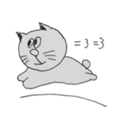 Life of Cat George sticker #12824045