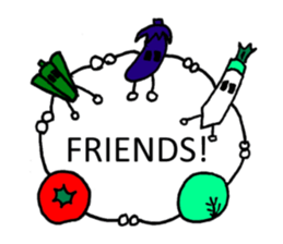 Vegetable Mates sticker #12824086