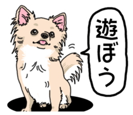 Wanko-Biyori Chihuahua sticker #12824259
