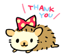 everyday hedgehog sticker #12825486