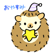everyday hedgehog sticker #12825490