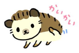 everyday hedgehog sticker #12825491