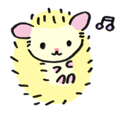 everyday hedgehog sticker #12825492