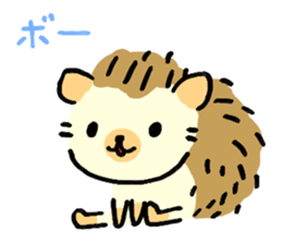 everyday hedgehog sticker #12825493