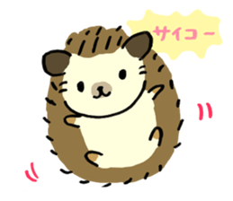 everyday hedgehog sticker #12825497