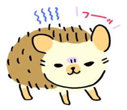 everyday hedgehog sticker #12825503