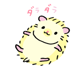 everyday hedgehog sticker #12825505