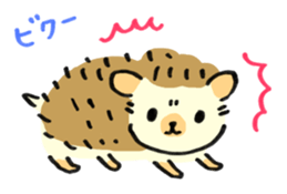 everyday hedgehog sticker #12825506