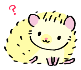 everyday hedgehog sticker #12825514