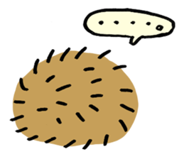 everyday hedgehog sticker #12825519