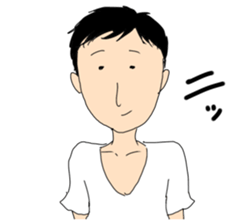 The man unemployed by waste sticker #12825983