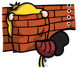 bad lion sticker #12826447