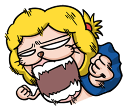 bad lion sticker #12826456