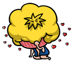 bad lion sticker #12826465