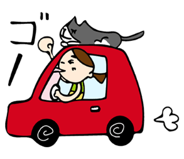 ROO THE CAT sticker #12826538