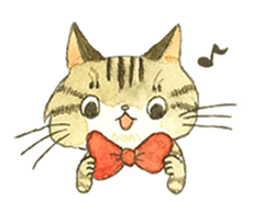 Kijitora cat Kotestu sticker #12826608