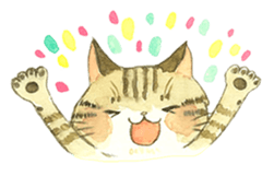 Kijitora cat Kotestu sticker #12826616