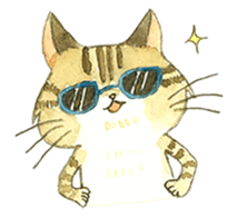 Kijitora cat Kotestu sticker #12826617