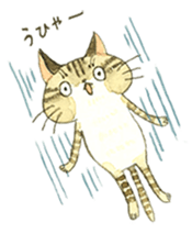 Kijitora cat Kotestu sticker #12826620