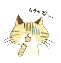 Kijitora cat Kotestu sticker #12826624