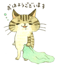 Kijitora cat Kotestu sticker #12826631