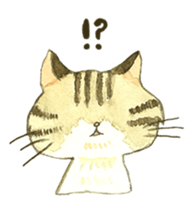 Kijitora cat Kotestu sticker #12826635