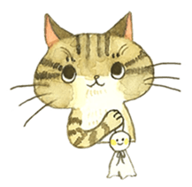 Kijitora cat Kotestu sticker #12826641