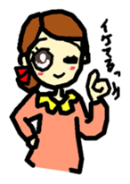 an easygoing wife sticker #12827039