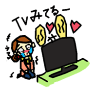 an easygoing wife sticker #12827040