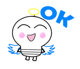 (US)Angel Bulb sticker #12827433