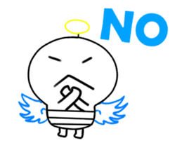 (US)Angel Bulb sticker #12827434