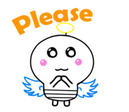 (US)Angel Bulb sticker #12827436