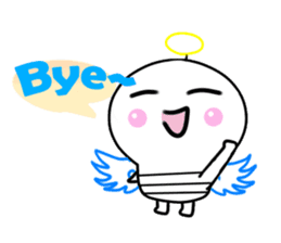 (US)Angel Bulb sticker #12827441