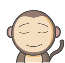Monmo Monkey 2 sticker #12828226