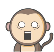 Monmo Monkey 2 sticker #12828228
