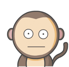 Monmo Monkey 2 sticker #12828241