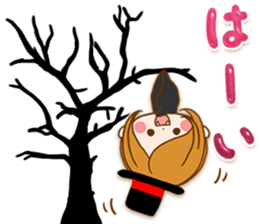 Leisurely a girlfriend happy Halloween sticker #12828416